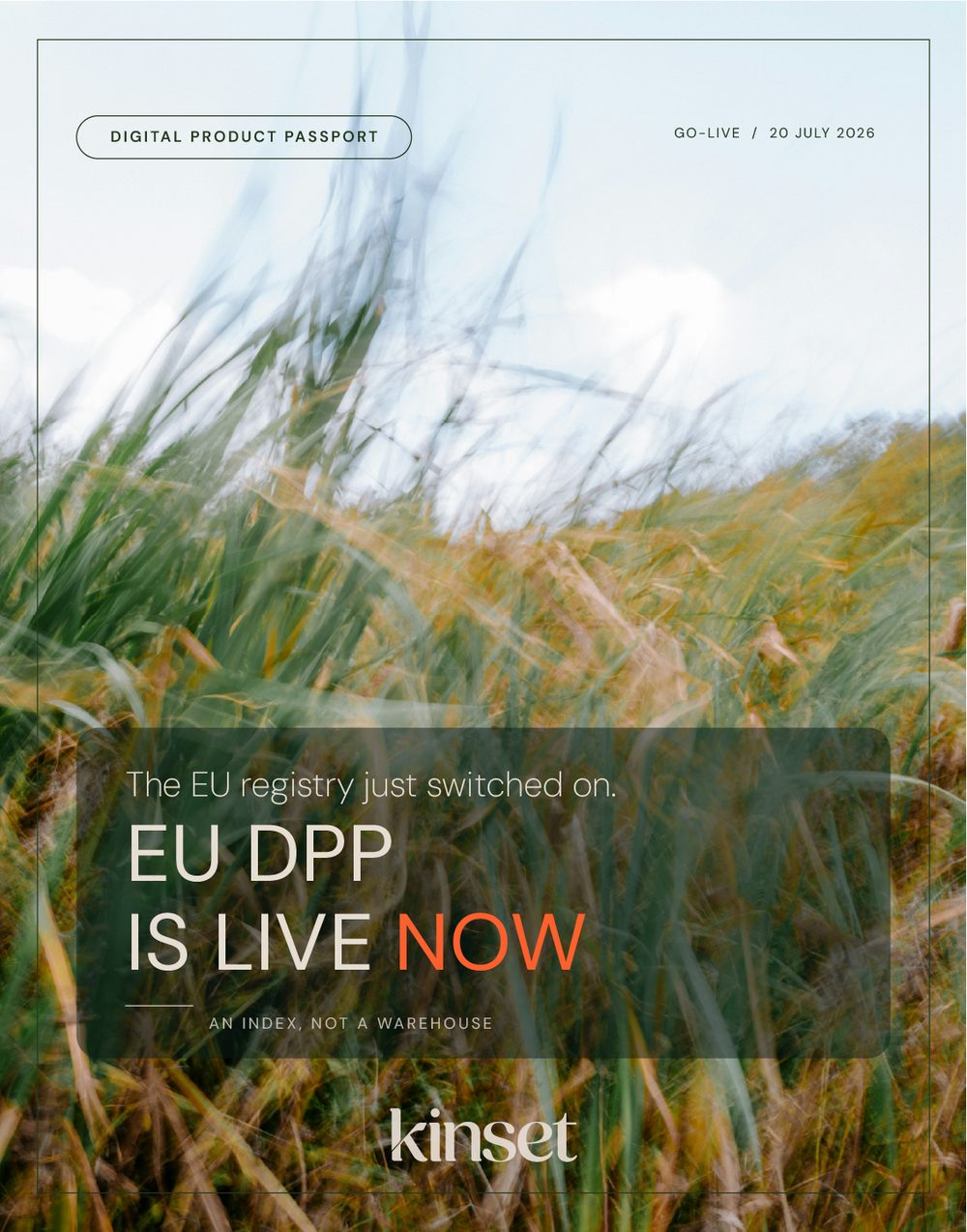 Post 9: EU DPP is live now