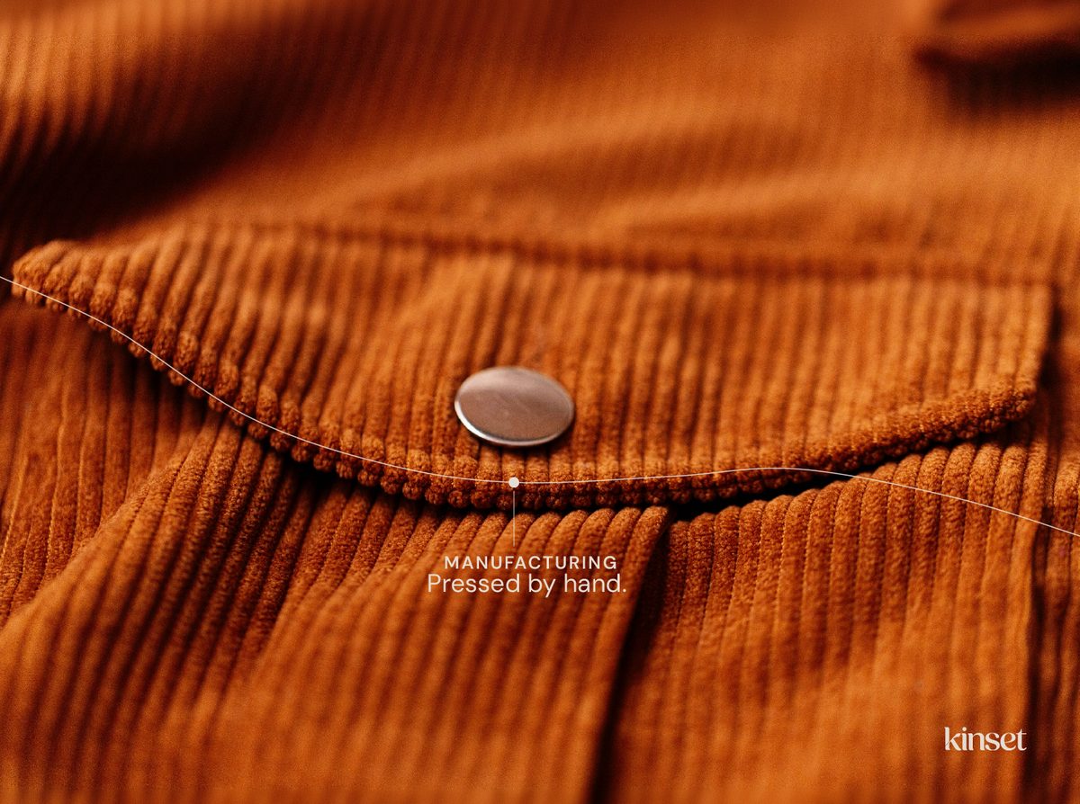 Slide 3: manufacturing, pressed by hand