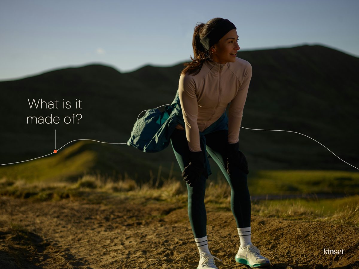 Slide 2: hiker at golden hour, what is it made of?