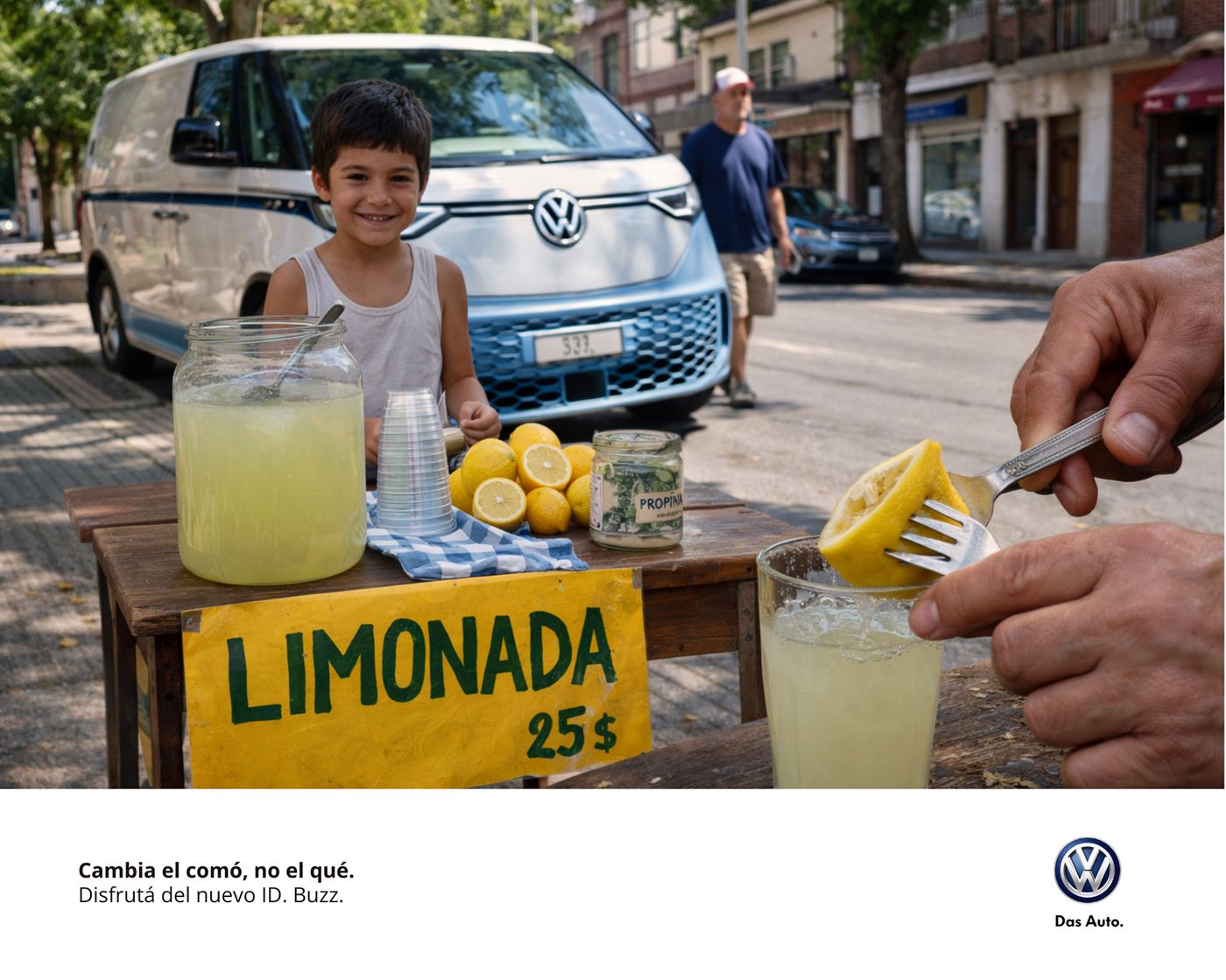 Kids' lemonade stand with a card reader: cambia el cómo, no el qué